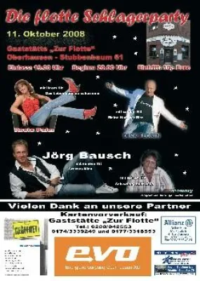 Bild: Vorankündigung - Die flotte Schlagerparty von Oberhausen