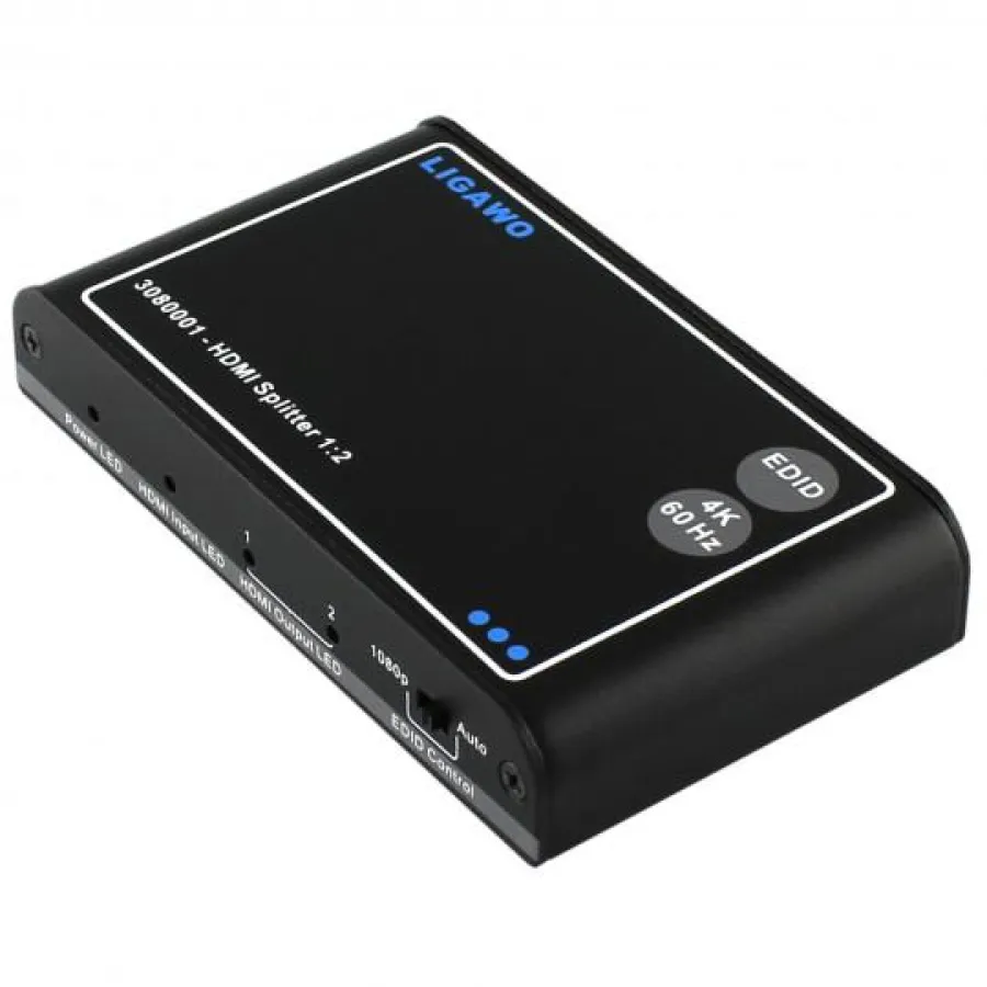 Ligawo 3080001 HDMI Splitter 1x2