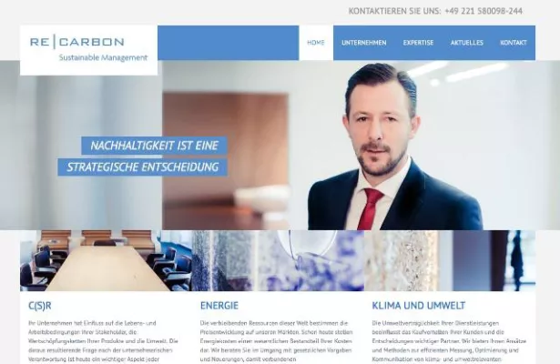 Bild: RE|CARBON Deutschland gibt Nachhaltigkeit ein Gesicht