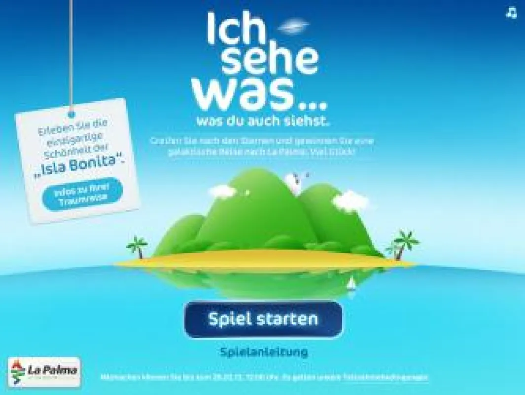 Condor La Palma Gewinnspiel: Startseite