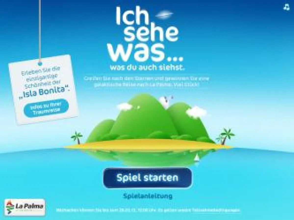 Condor La Palma Gewinnspiel: Startseite