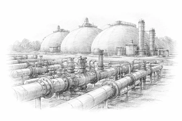 Bild: Sinkende Gasspeicher in Deutschland: Technik, Füllstand und reale Grenzen