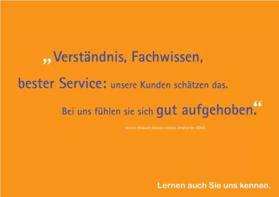 HÖREX Hör-Experten empfehlen sich: Akustiker-Gemeinschaft bietet Mitgliedern attraktive Image-Kampagne Bild: HÖREX Hör-Experten empfehlen sich: Akustiker-Gemeinschaft bietet Mitgliedern attraktive Image-Kampagne