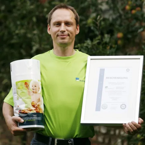 Ökostrom macht Biofolie von alesco noch umweltfreundlicher Bild: Ökostrom macht Biofolie von alesco noch umweltfreundlicher