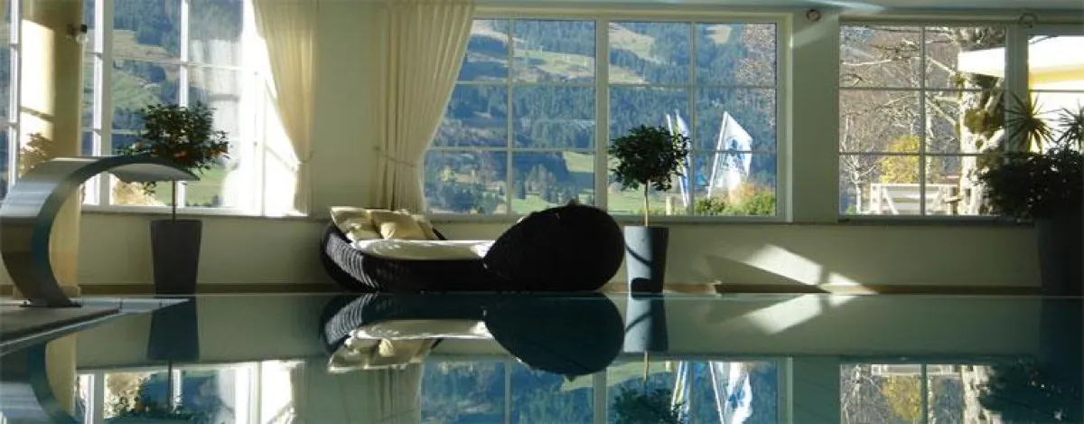 Das neue Schwimmbad im Berwanger Hof