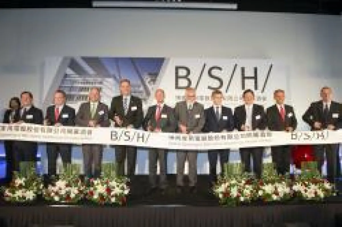Offizielle Eröffnung der neuen BSH-Vertriebsgesellschaft in Taipeh, Taiwan.