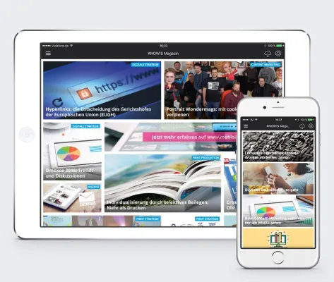 Bild: Innovative Content-App-Lösung mobio fordert Marktführer heraus. Digital Publishing neu definiert.