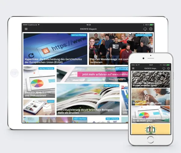 Bild: Innovative Content-App-Lösung mobio fordert Marktführer heraus. Digital Publishing neu definiert.