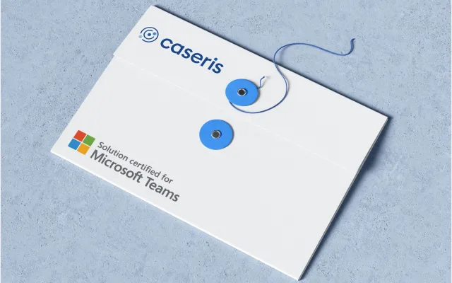 Bild: CASERIS: TIMIO. Contact Center ist zertifiziert für Microsoft Teams – Kundendaten bleiben in Ihrer Hand
