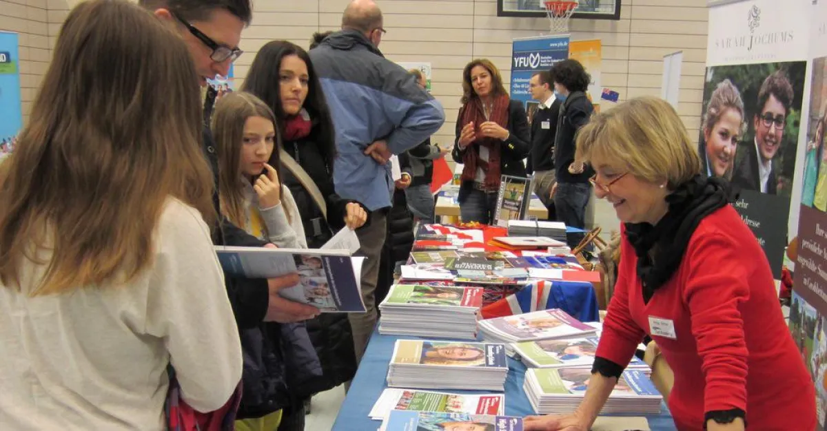 Großes Interesse: SchülerAustausch-Messe in Konstanz 2013 (Foto: Dt. Stiftung Völkerverständigung)