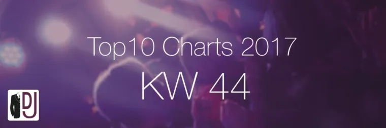 Bild: Aktuelle Top Ten-Charts KW 44/2017