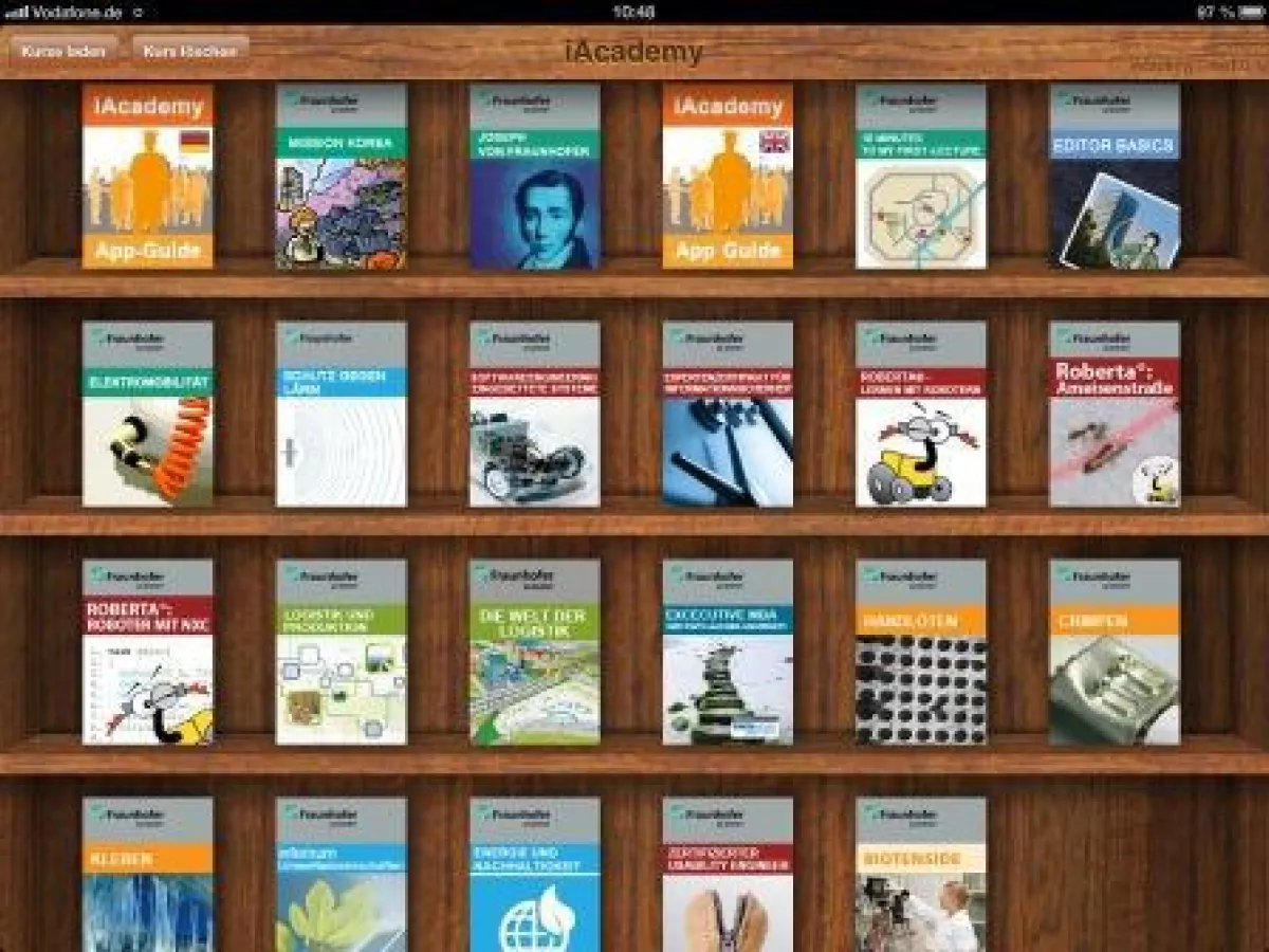 Das umfangreiche Kursangebot von iAcademy