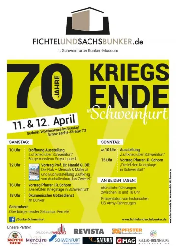 Bild: 70 Jahre Kriegsende in Schweinfurt - Gedenken im Bunker