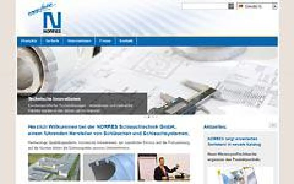 Die neue NORRES Homepage: www.norres.com