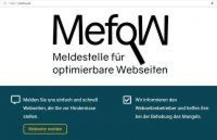 Bild: MefoW: Meldestelle für optimierbare Webseiten gestartet!