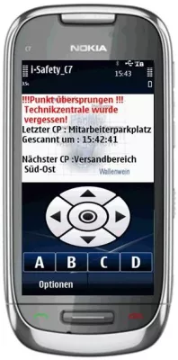 Wächterkontrollsystem i-safety - Neue Handygeneration NOKIA C_7 NFC / RFID Bild: Wächterkontrollsystem i-safety - Neue Handygeneration NOKIA C_7 NFC / RFID