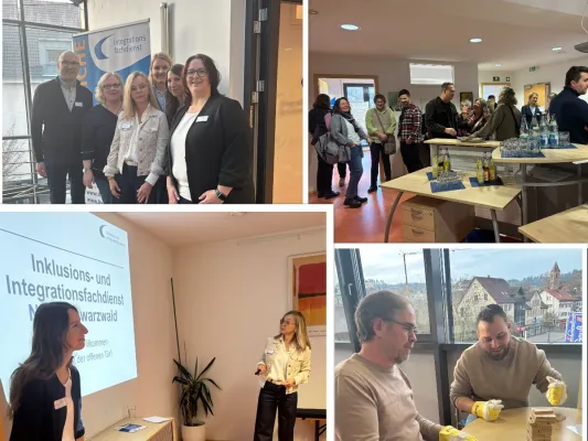 Bild: Über 40 Besucher beim Tag der Offenen Tür des Inklusions- und Integrationsfachdienst Nagold