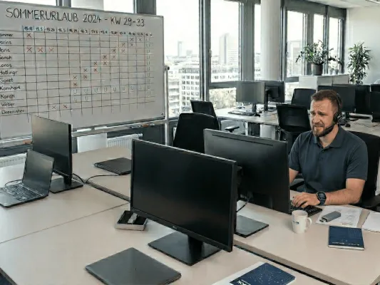 Bild: Fachkräftemangel trifft Urlaubszeit: Warum Video-Support im Sommer 2026 zur Überlebensstrategie wird