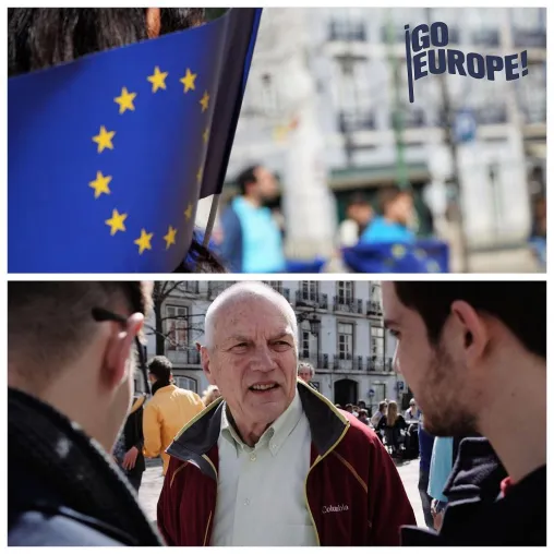 Bild: Schritt für Schritt für den Zusammenhalt – Go Europe!