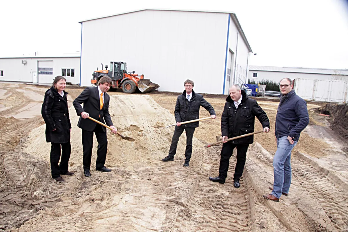 In Wardenburg errichtet die HIT Hafen- und Industrietechnik eine neue Produktionshalle.