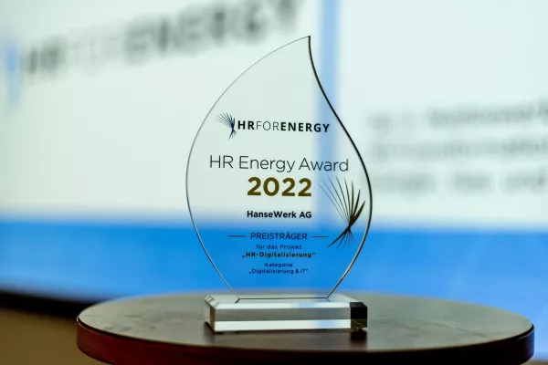 Bild: HanseWerk AG ausgezeichnet: Der Energiedienstleister gewinnt den HR Energy Award 