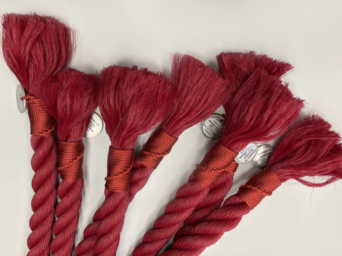 Gleistein-Seil für die Installation „L’Arc de Triomphe, Wrapped“ von Christo und Jeanne-Claude (© Gleistein)