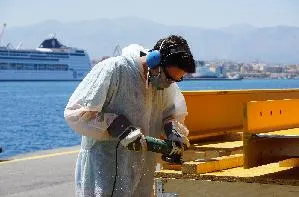 Bild: Wellenkraftmodul-Installation in Heraklion: Vorbereitungen erfolgreich abgeschlossen