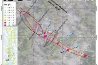 Bild: TerraX Minerals weitet hochgradige Zone um weitere 400 m aus