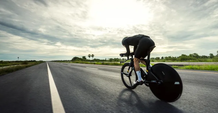 Bild: Innovatives Echtzeit-Messsystem zur Erfassung der Aerodynamik beim Rennradfahren