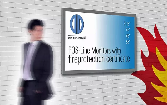 ISE 2016: Brandlast- und Rauchgas-optimierte Monitore für Bereiche mit strengen Brandschutzauflagen Bild: ISE 2016: Brandlast- und Rauchgas-optimierte Monitore für Bereiche mit strengen Brandschutzauflagen