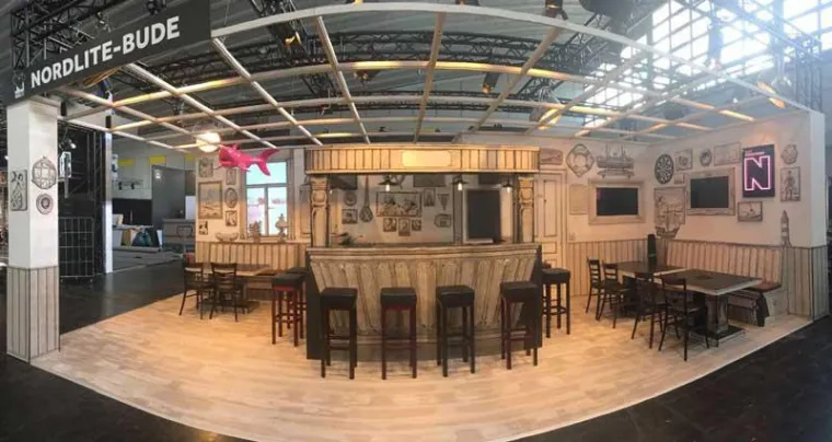 Bild: NORDLITE bringt Messestand „to go“ an den Start