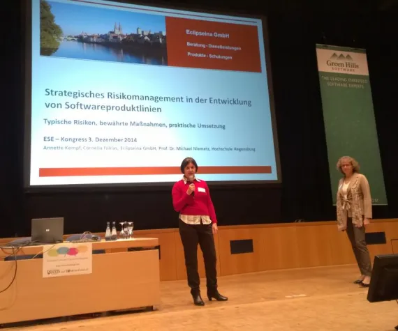 Bild: ESE-Kongress 2014: Strategisches Risikomanagement in der Entwicklung von Softwareproduktlinien
