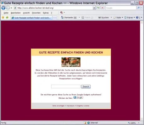 Bild: Kochrezepte mit individualisierter Google-Suche finden