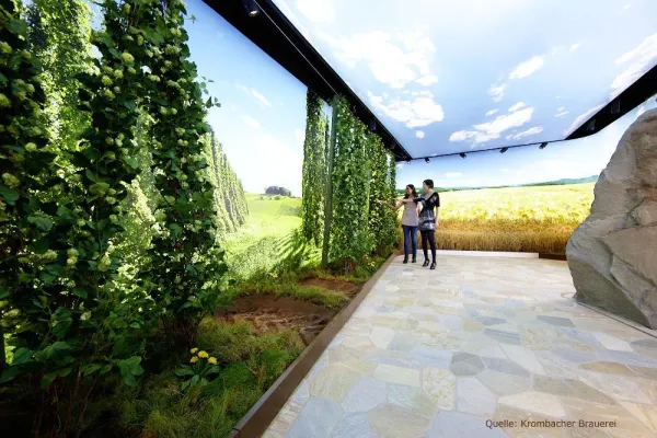 Bild: »Krombacher Raum der Sinne« ein Highlight des neuen Besucherzentrums