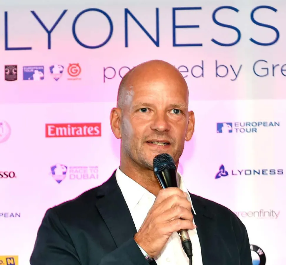Mathias Vorbach beim Opening zu den Lyoness Open 2015.