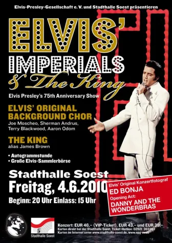Elvis’ Imperials und der „King“ in Deutschland! Bild: Elvis’ Imperials und der „King“ in Deutschland!