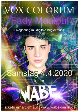 Bild: VOX COLORUM - Fady Maalouf in der WABE Berlin