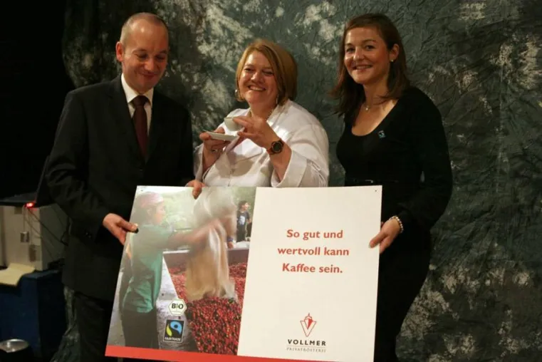 Bild: Vollmer Kaffee begleitet Gastabend mit Lea Linster