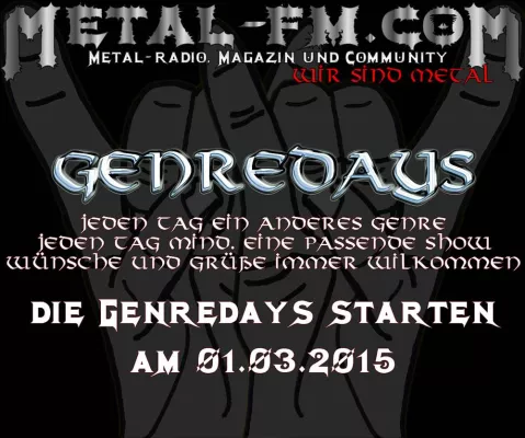 Bild: Programm Umstellung im Metal-FM.com, Metal Radio & Verstärkung gesucht!