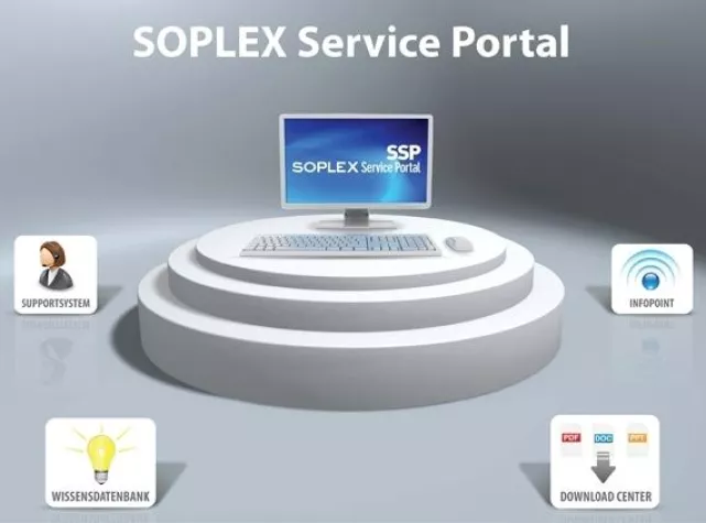 SSP – das neue SOPLEX Service Portal geht online Bild: SSP – das neue SOPLEX Service Portal geht online