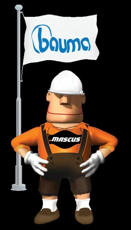 Mascus-Man auf der bauma 2013