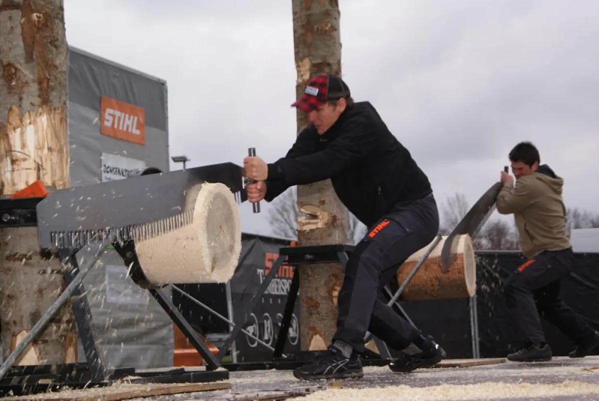 Robert Ebner und Peter Bauer an der Single Buck