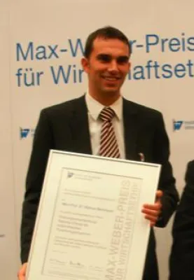 Bild: Max-Weber-Preis verliehen an Prof. Markus Beckmann, Mitgründer der Berliner Rogate-Intiative