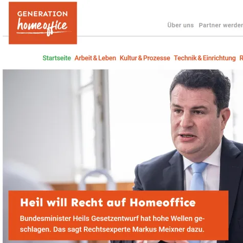 Bild: GENERATION Homeoffice – die erste Special-Interest Website zum Thema Homeoffice