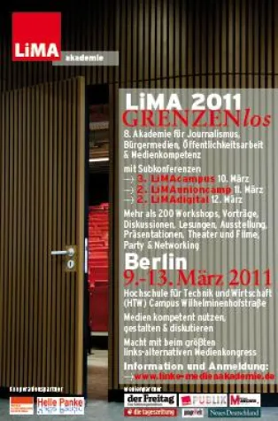 Linke Medienakademie 2011: Weiterbildung mit Event-Charakter Bild: Linke Medienakademie 2011: Weiterbildung mit Event-Charakter