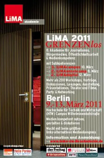 Bild: Linke Medienakademie 2011: Weiterbildung mit Event-Charakter