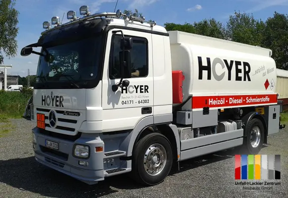 Bild: Erfolgreiche Folierung und Beschriftung