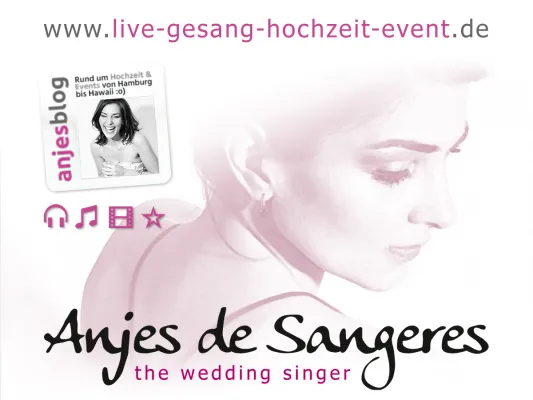 Bild: Hochzeitssängerin & Traurednerin ANJES DE SANGERES aus Hamburg - Live-Gesang und individuelle Reden
