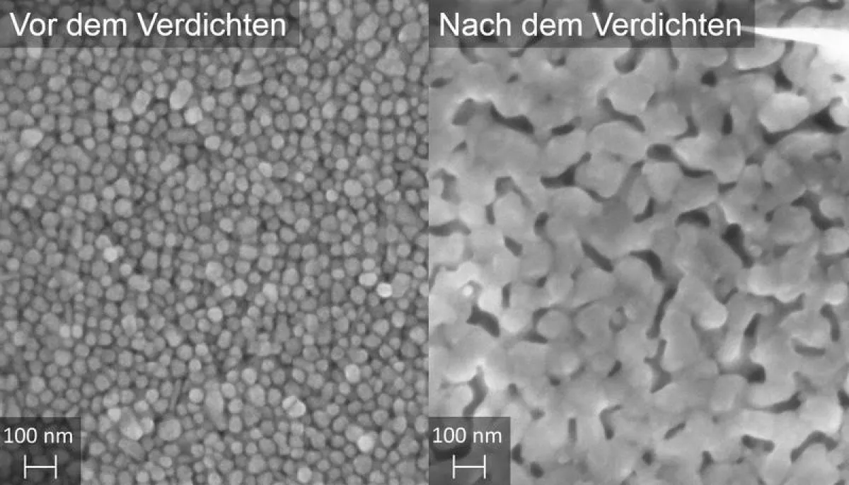Nach dem Verdichten (Foto: Labor für Aufbau- und Verbindungstechnik TH-Nürnberg)