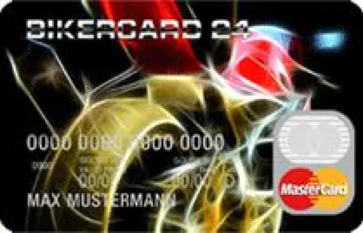 Bild: Kreditkarte für Motorradliebhaber